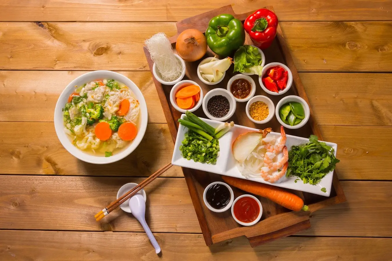 SEN Vietnamese Kitchen restaurant interior Calgary